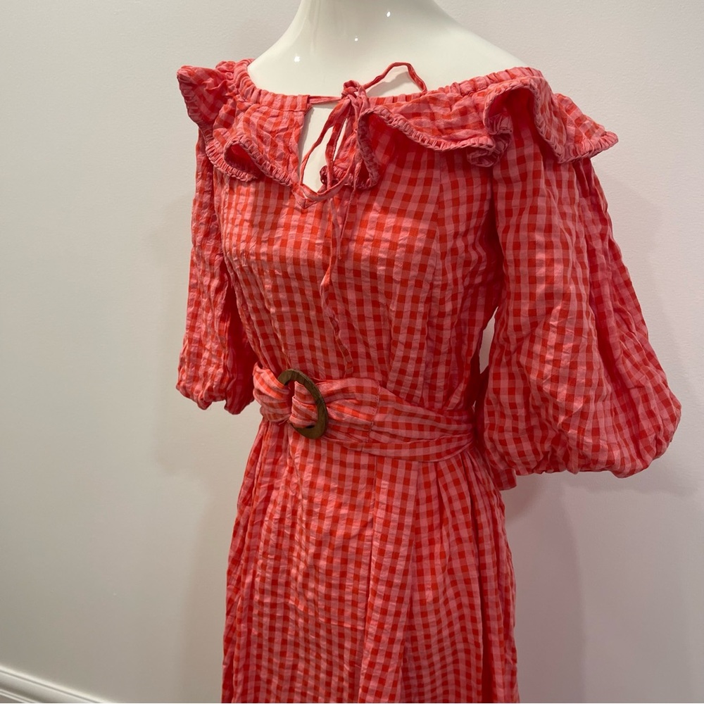 SOLD// Spell Strawberry Fields Midi Dress - Picture 8 of 10